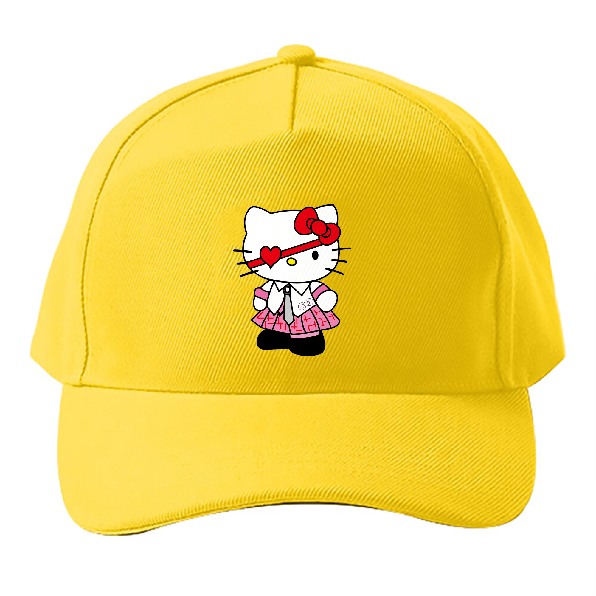 （画像用） Hello Kitty ハローキティ ベースボールキャップ 綿100％ 男女兼用 帽子 スポーツ